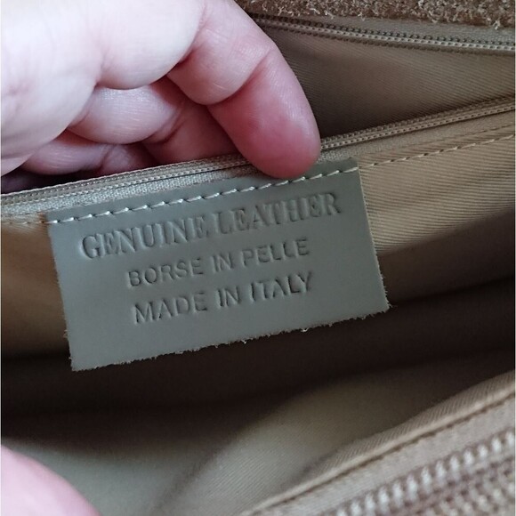 Borse In Pelle Genuine Leather & suede Italy bag - Picture 11 of 15